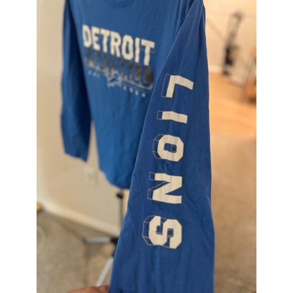 Detroit Lions NFL Football Long Sleeved T-Shirt Men’s Size Large - Picture 3 of 7